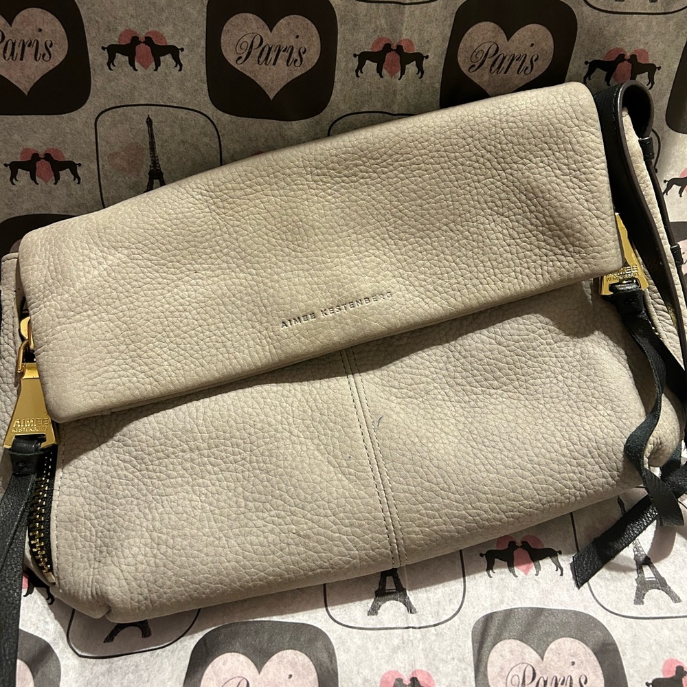 Aimee Kestenberg Bali Leather
Crossbody Bag Cool Gray Black
